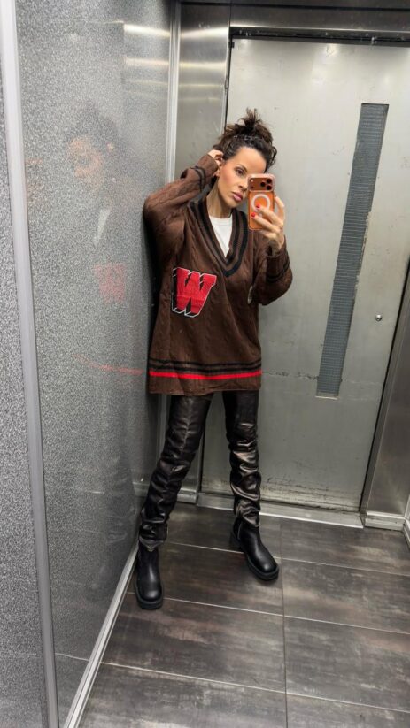 Alternative view of Letter Knitwear