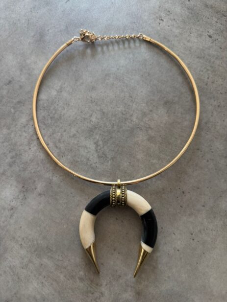 Zebra Short Necklace