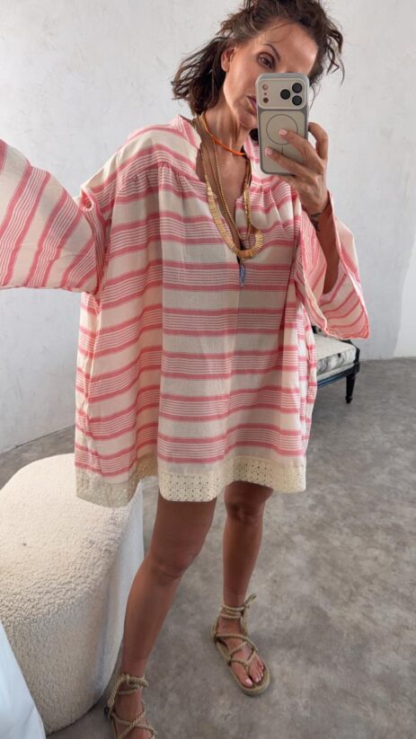 Kimonos Dress - ΣΑΠΙΟ ΜΗΛΟ, ONE SIZE