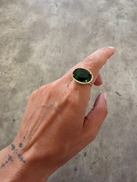 Deri Green Ring