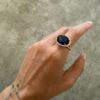Deri Blue Ring