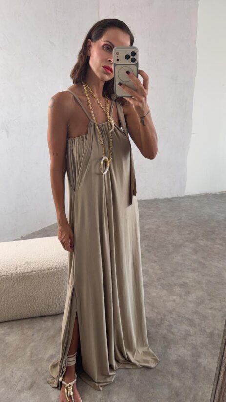 Kiton Dress - ΕΚΡΟΥ, 1